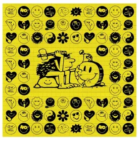 Happy Hits 2 Blotter Paper Archival Print by Rich Browd