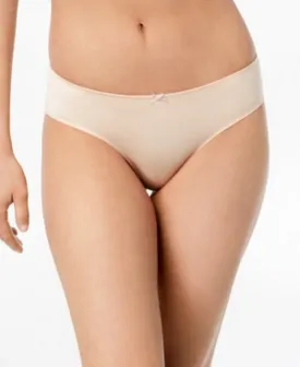 Inc Intimates Beige Solid Everyday Hipster, Size: Large