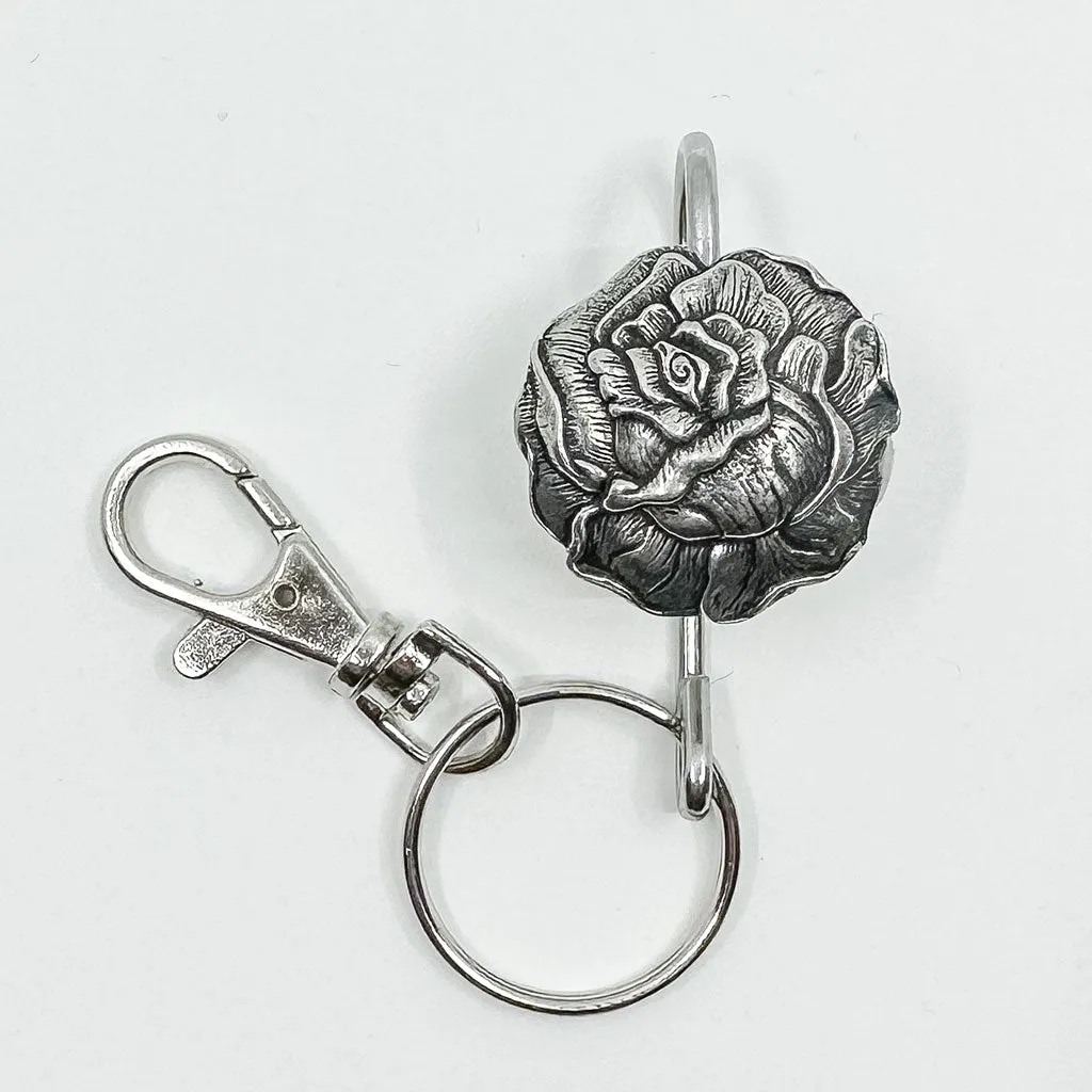 Key Ring Purse Hook, Rose