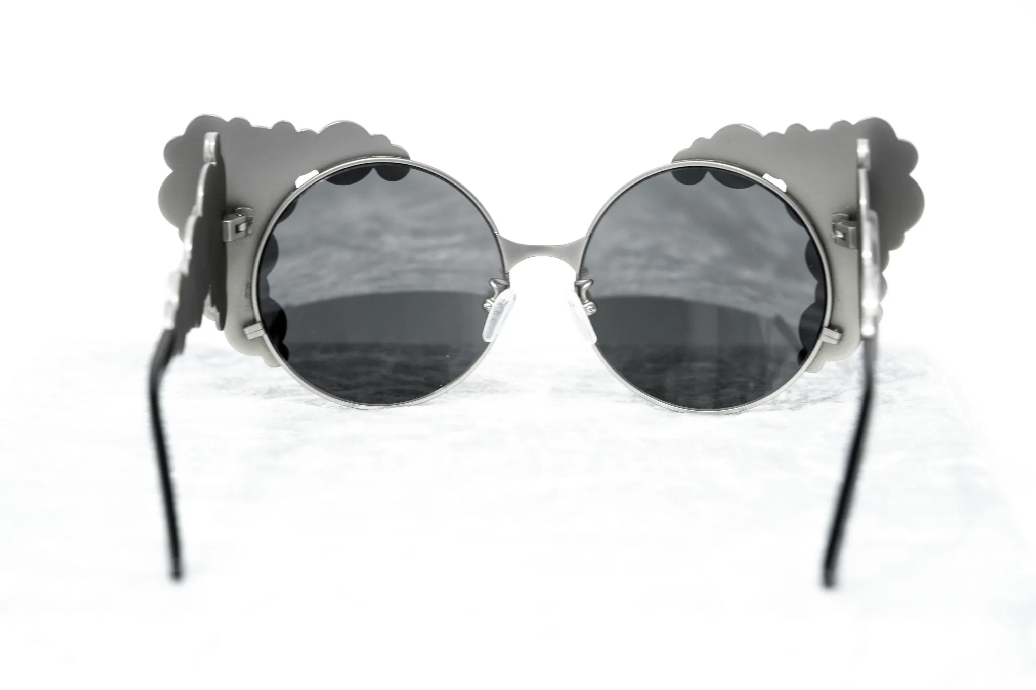 Khaleda And Fahad Ladies Sunglasses Cat Eyes Silver and Platinum KR2C2SUN