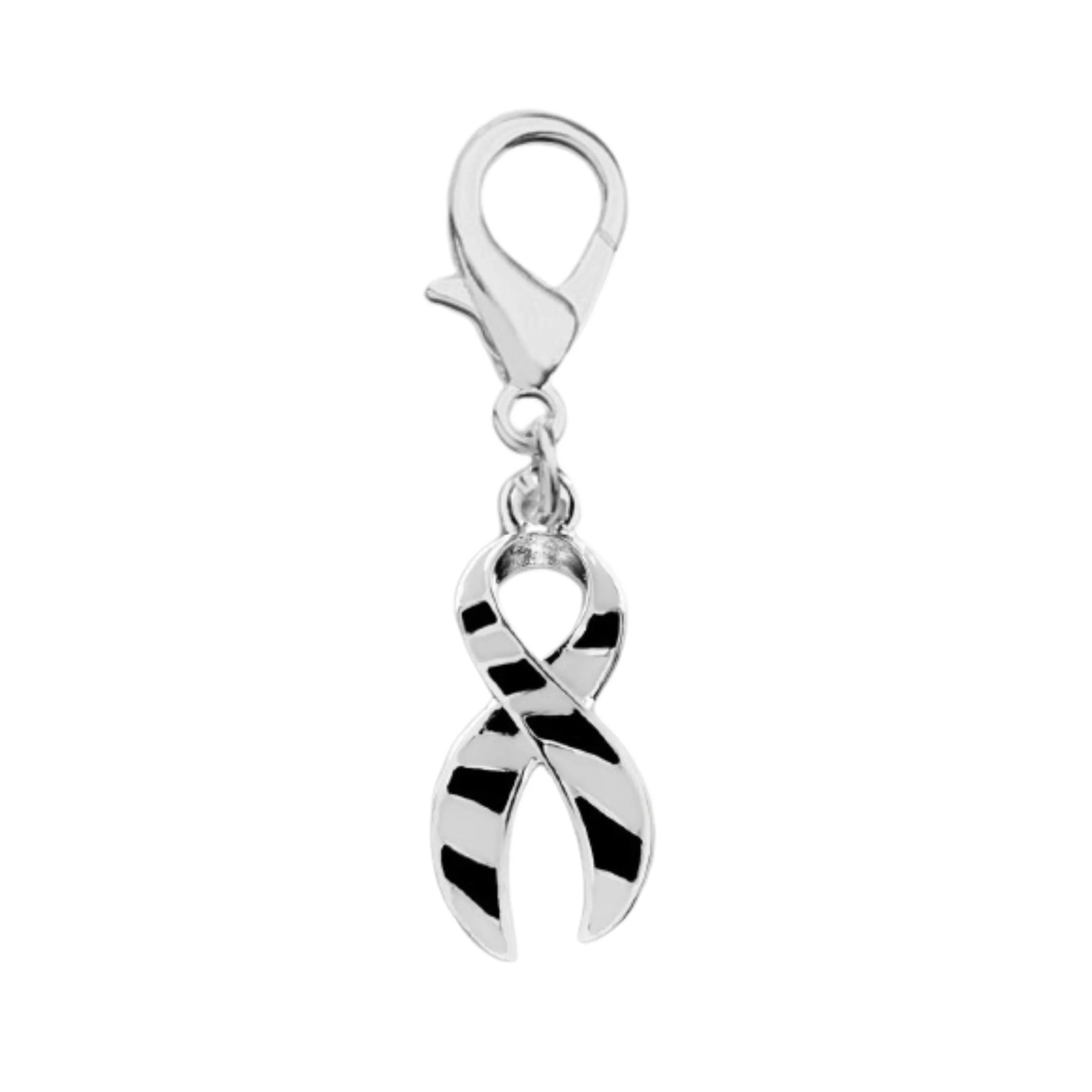 Large Zebra Print Ribbon Hanging Charms