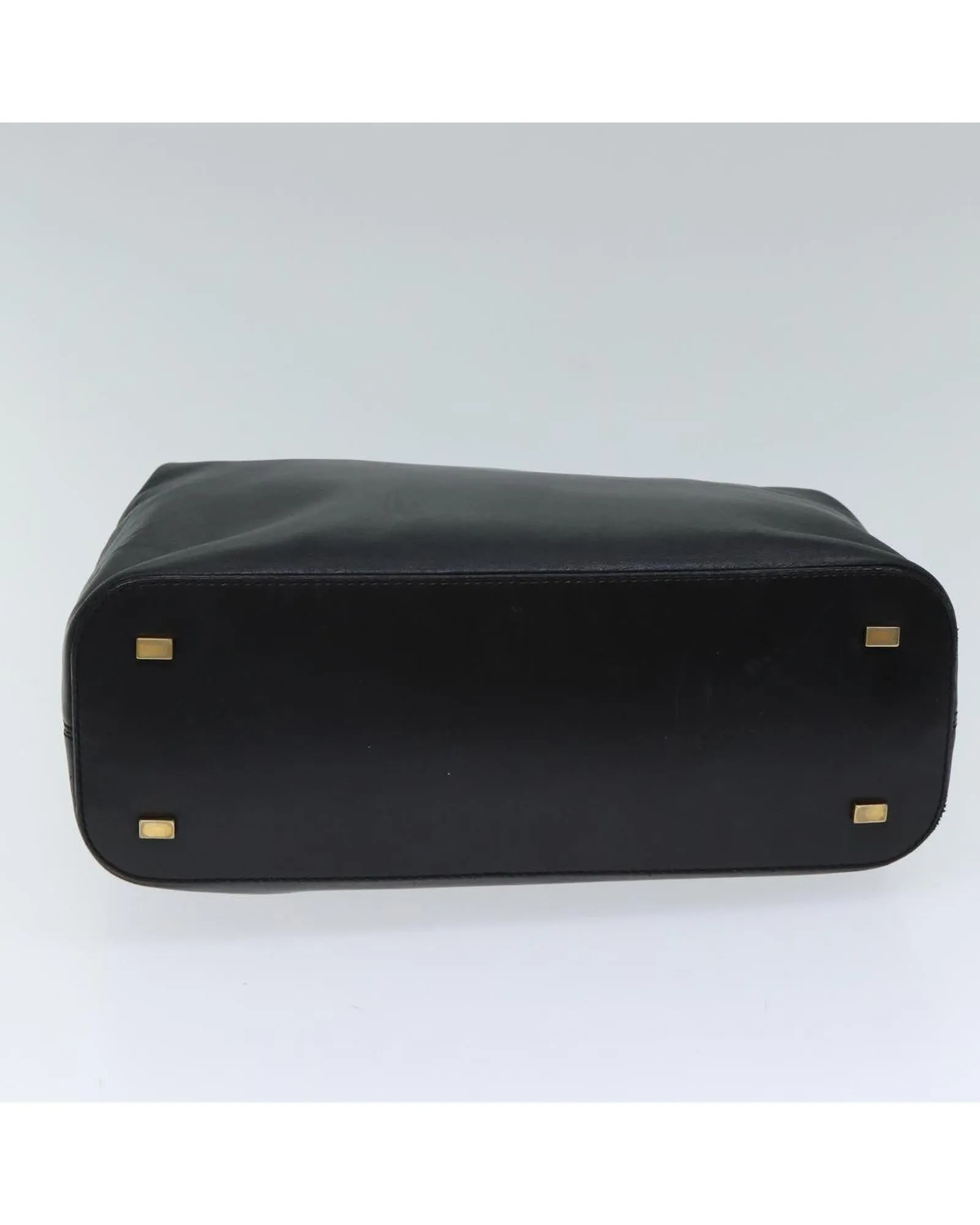 Leather Hand Bag in Black