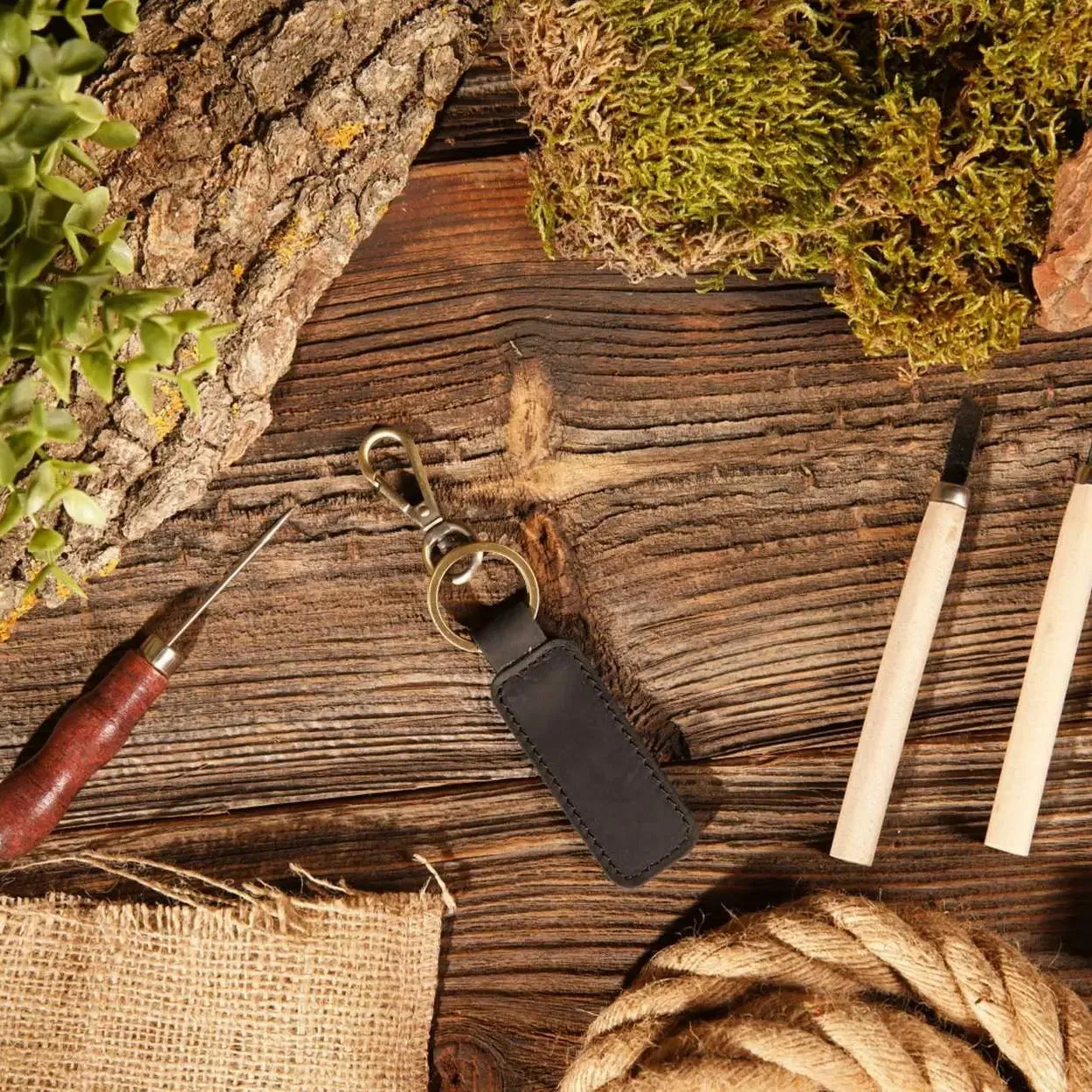 Leather Keychains