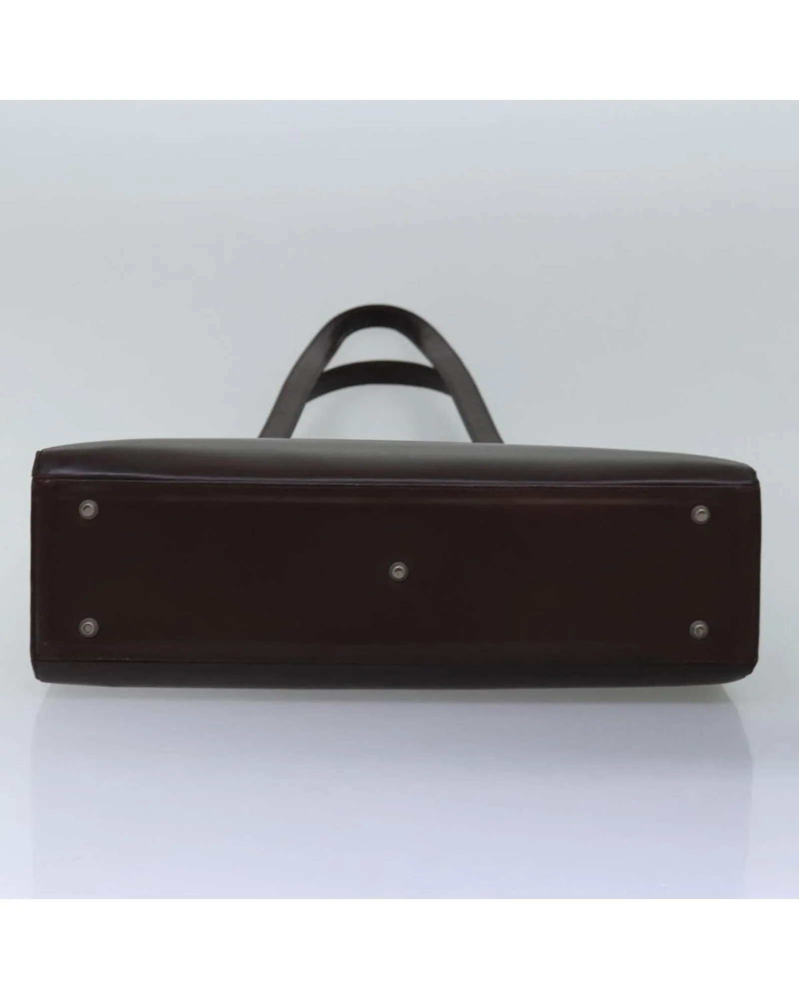 Leather Tote Bag with Handles and Minimalist Design