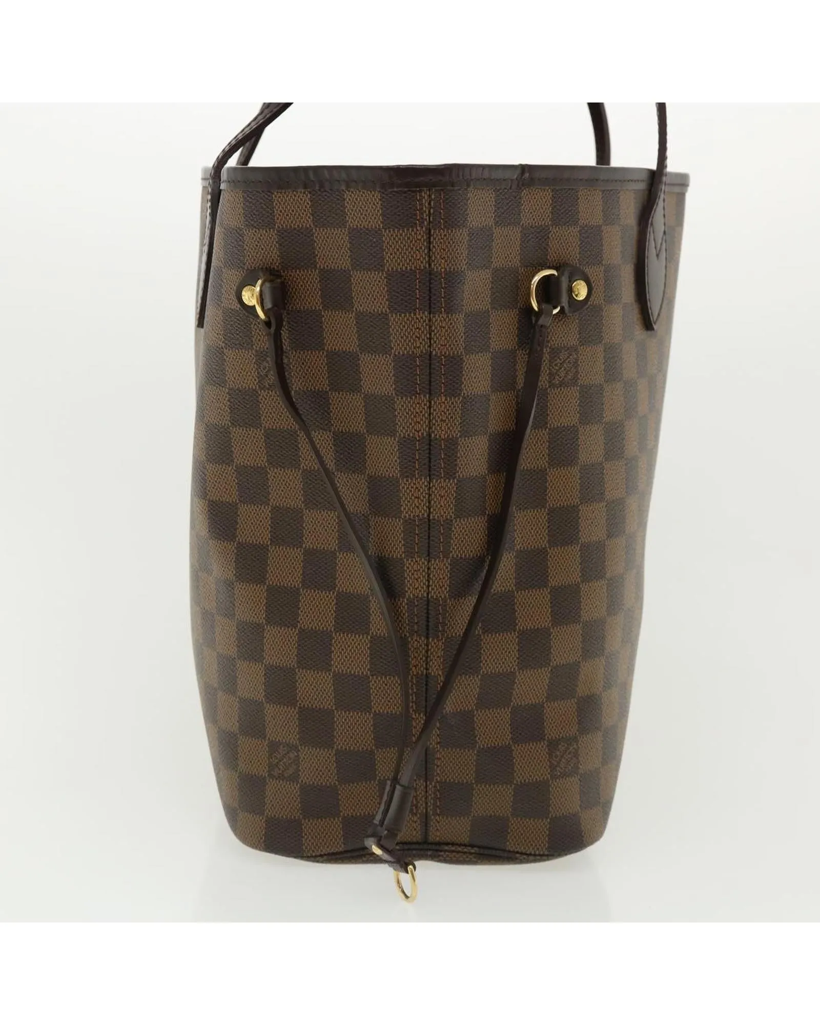 LOUIS VUITTON Damier Ebene Neverfull MM Tote Bag N51105 LV Auth