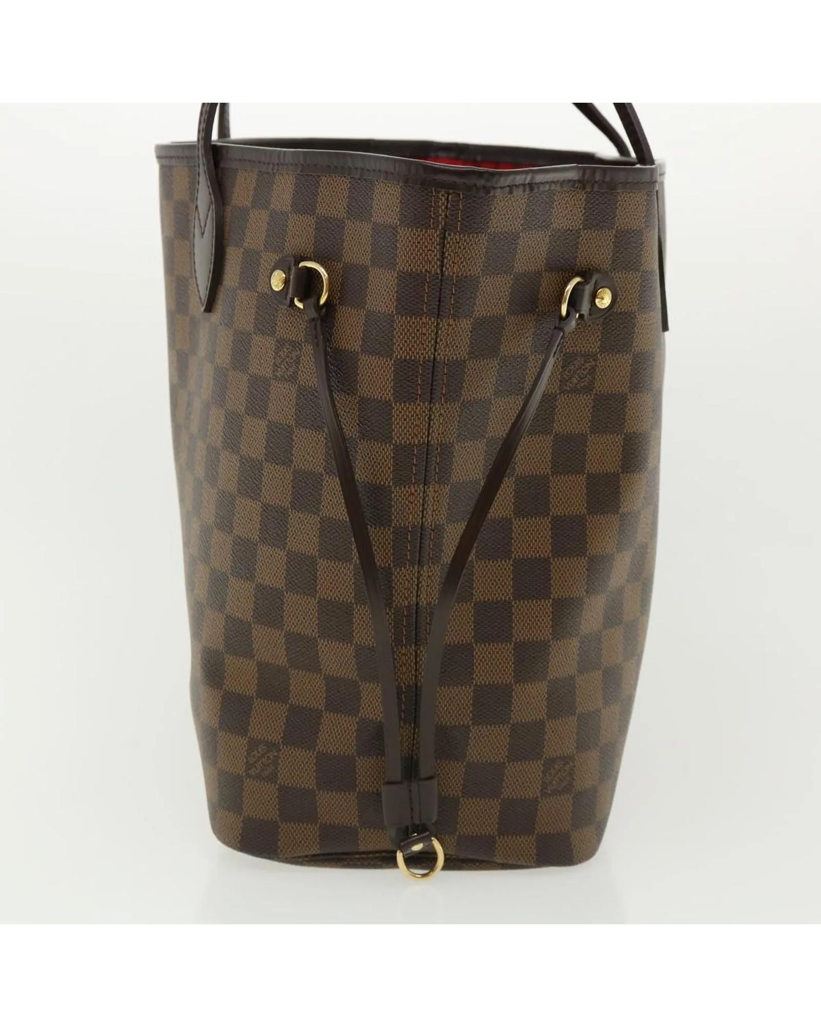 LOUIS VUITTON Damier Ebene Neverfull MM Tote Bag N51105 LV Auth