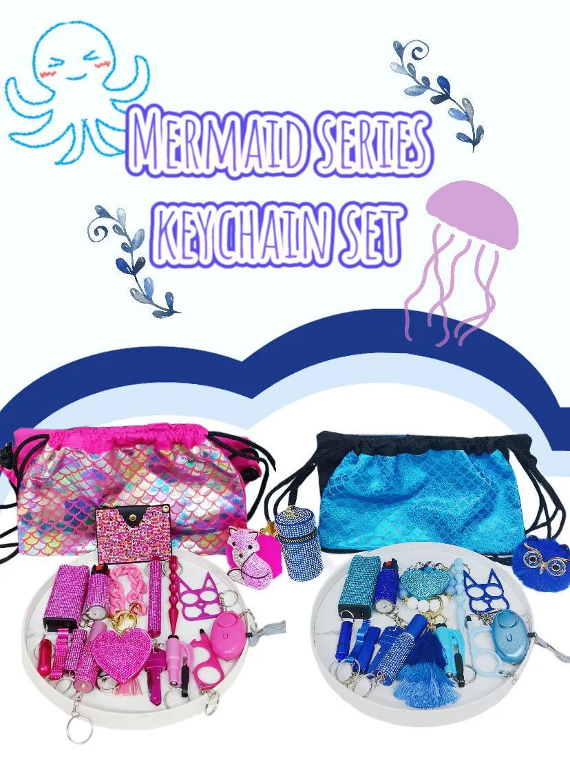 LovelyRLovely Mermaid Keychain Set