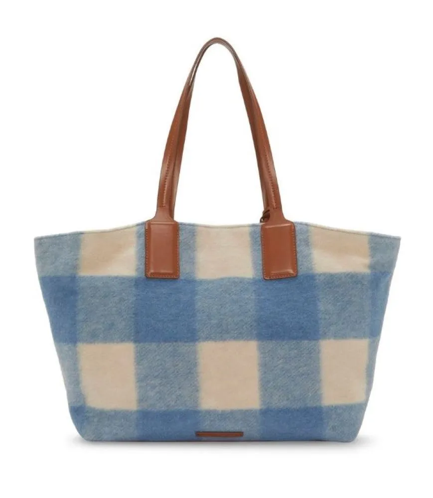 Lucky Brand Zemi Plaid Tote Handbag