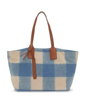 Lucky Brand Zemi Plaid Tote Handbag