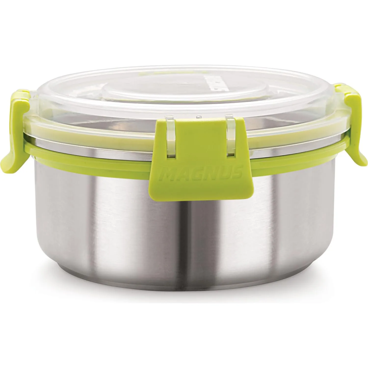 Magnus Klip Lock Stainless Steel Airtight Leakproof Storage Container, 450 ML Each, Set of 10 - Ideal for Kitchen, Perfect Lunch Boxes for Office Men