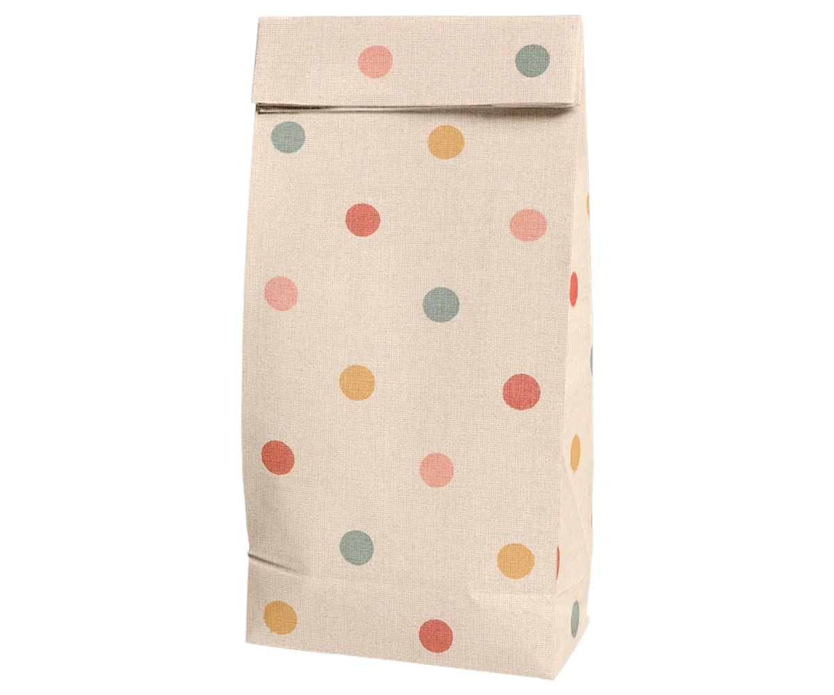 Maileg Party Paper Gift Bag Multi Dots