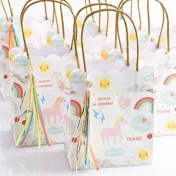 Meri Meri "I Believe in Unicorns" Party Bags