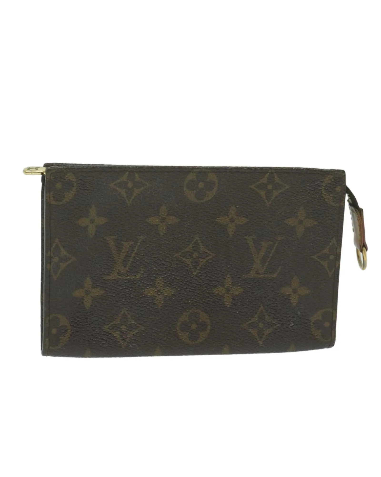 Monogram Canvas Accessory Pouch with Scratches and Rubbing