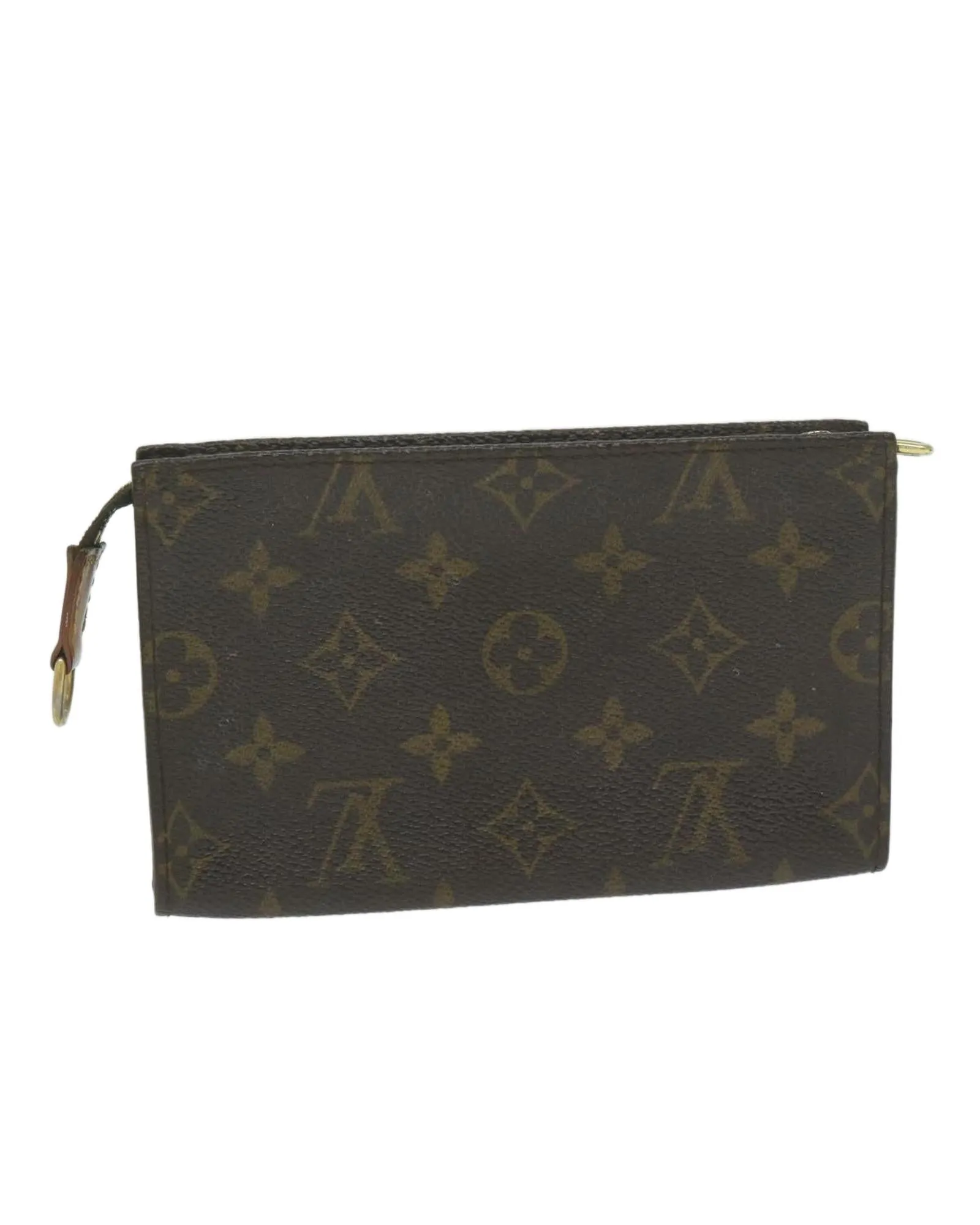 Monogram Canvas Accessory Pouch with Scratches and Rubbing