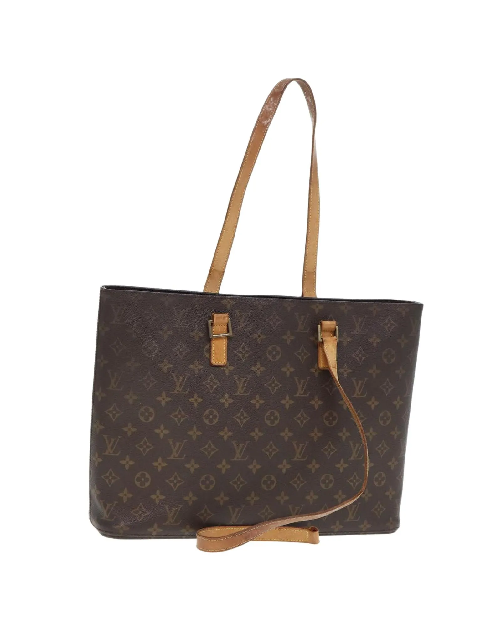 Monogram Canvas Luco Tote Bag with Classic Design