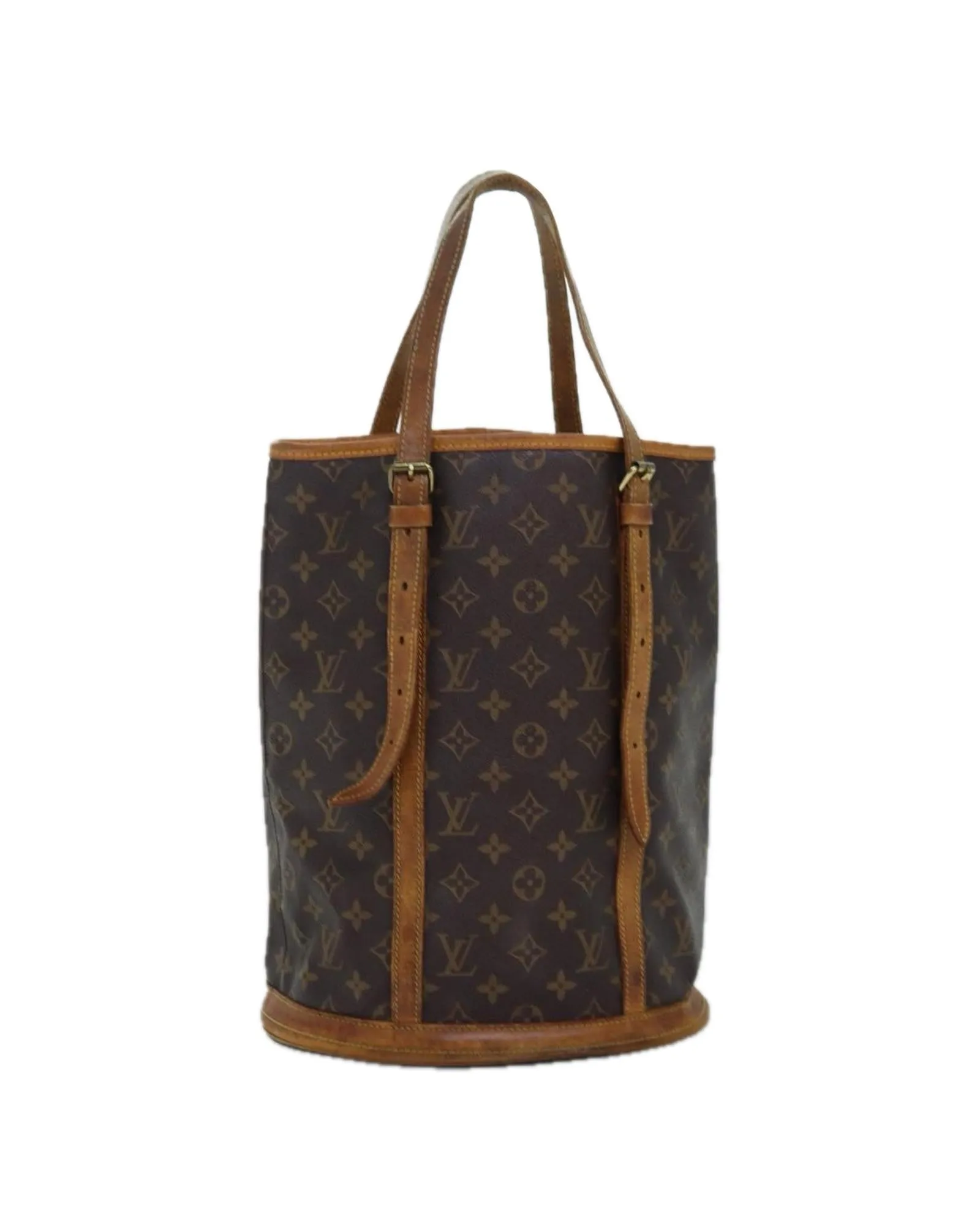 Monogram Shoulder Bag with Adjustable Strap - Authentic LV Bucket GM