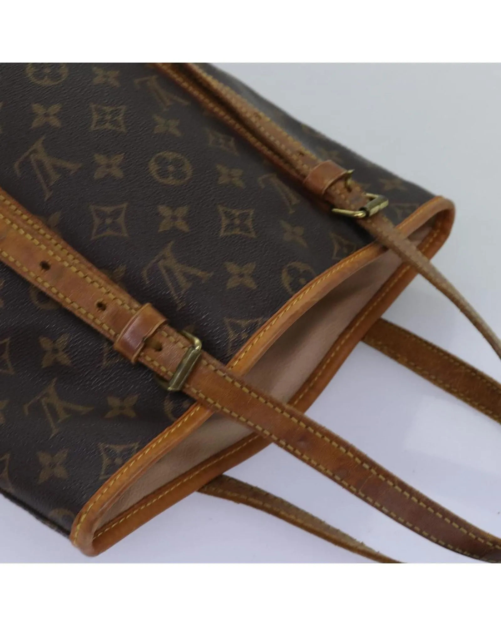 Monogram Shoulder Bag with Adjustable Strap - Authentic LV Bucket GM