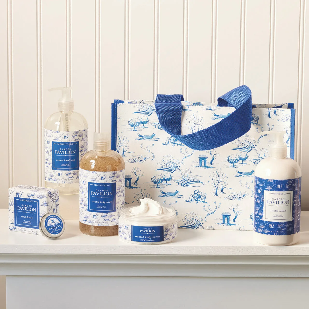 Monticello Garden Pavilion Skincare Collection