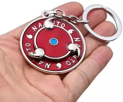 Naruto Anime | Sharingan Spinning Model A | Metal Keychain