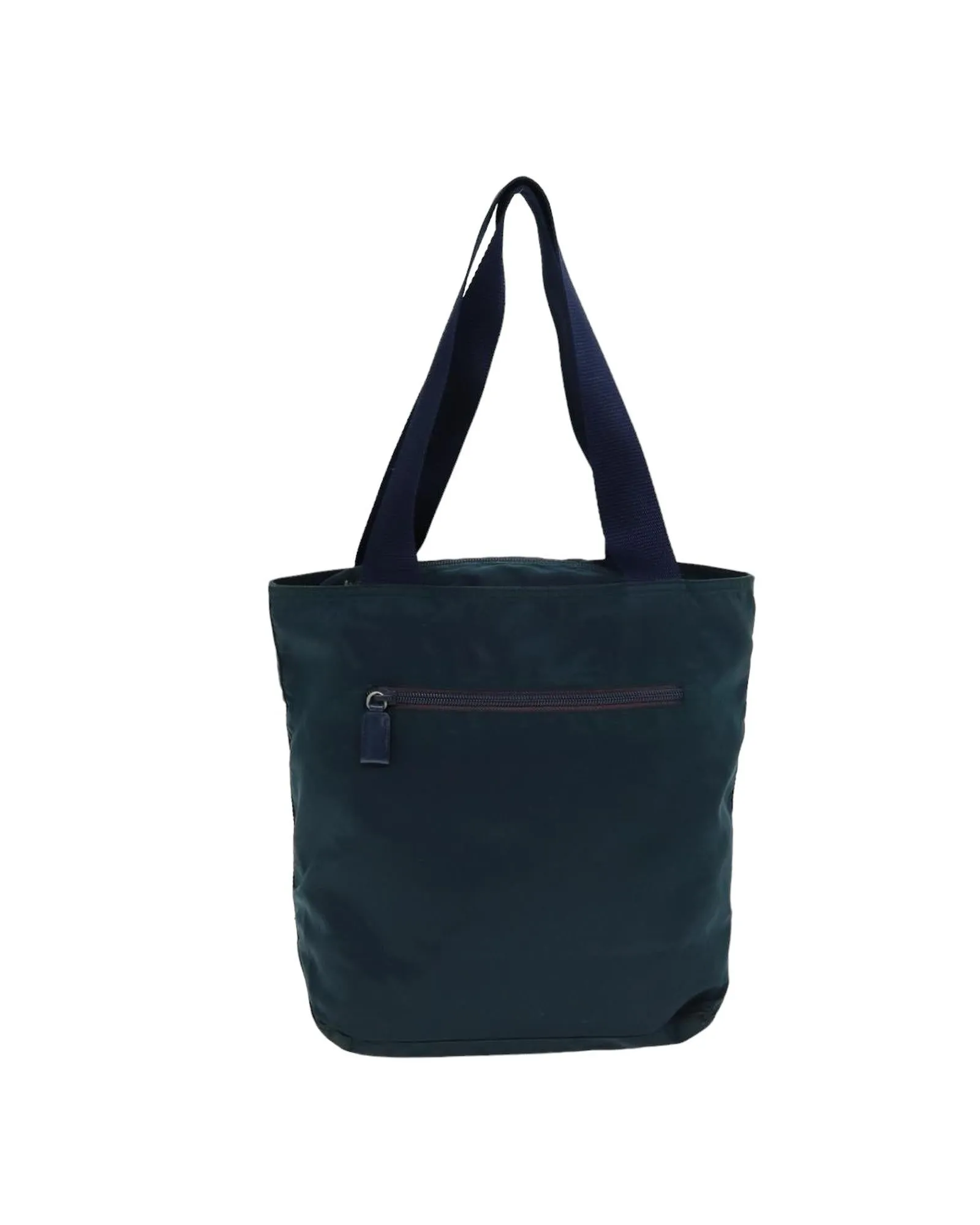 Nylon Tote Bag with Handle Drop and Interior Pockets