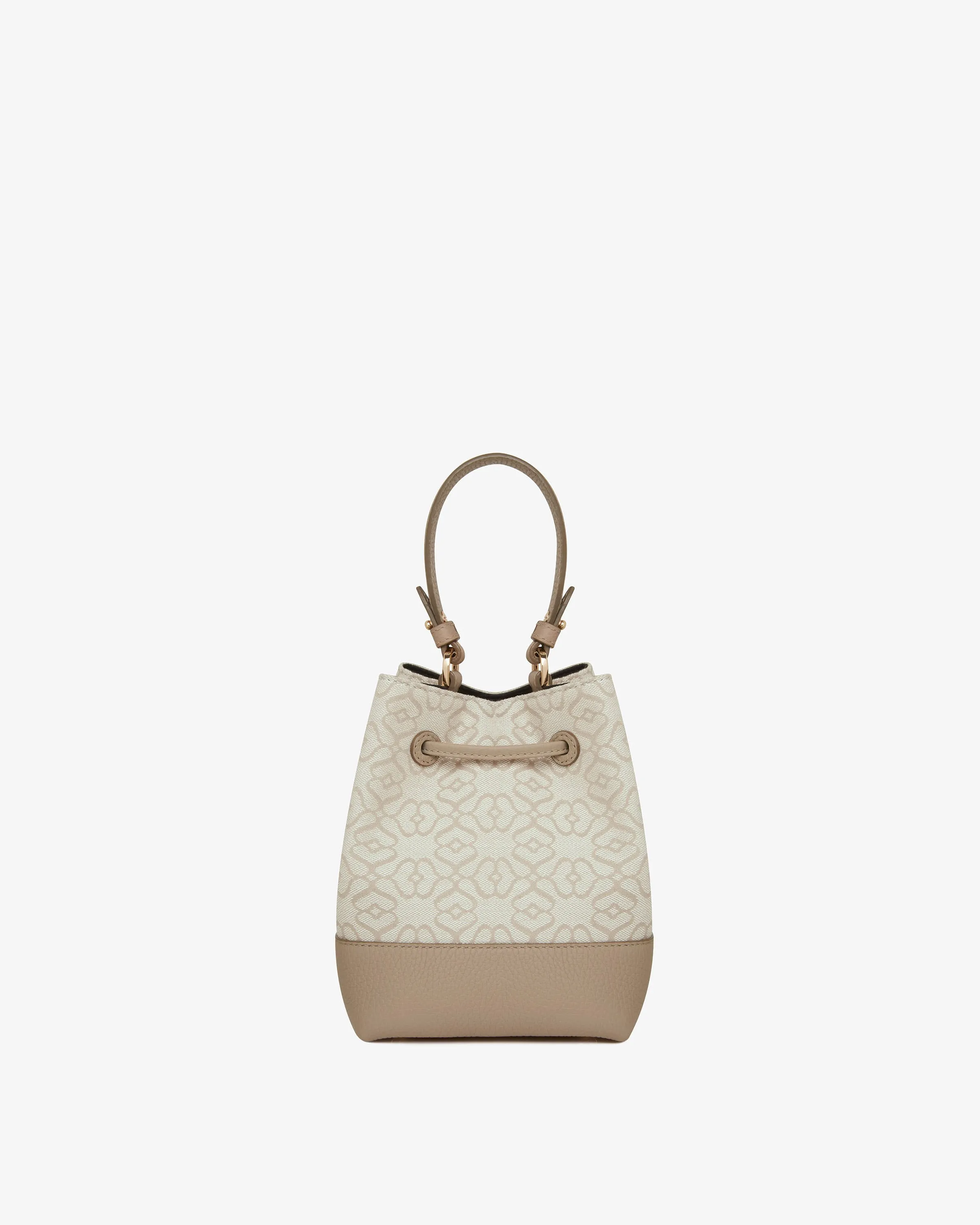 Osette - Monogram Jacquard/Leather Oat/Mushroom