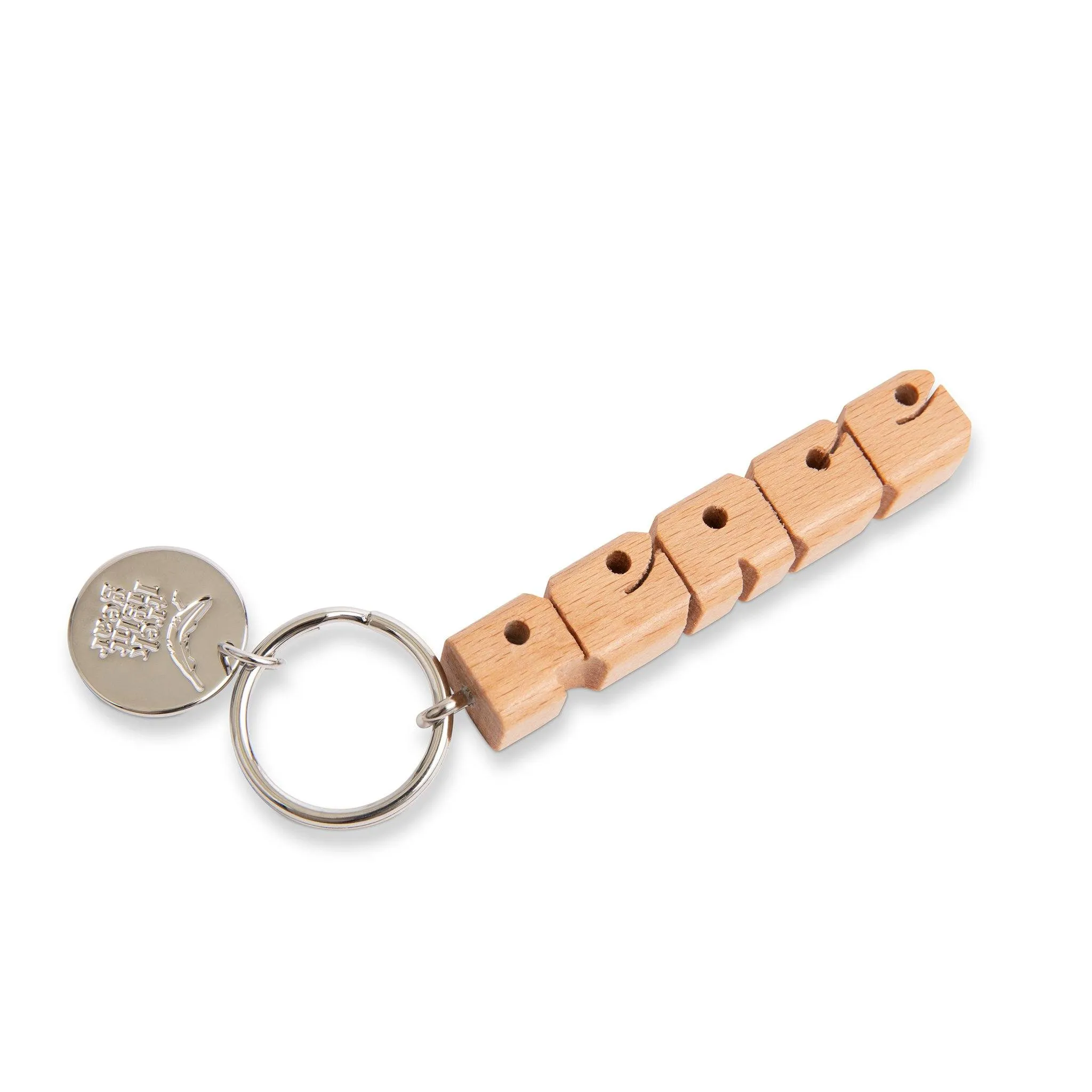 PEACE Wood Keychain