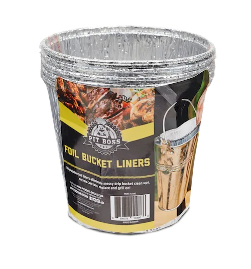 Pit Boss - Foil Bucket Liners - 6 Pack