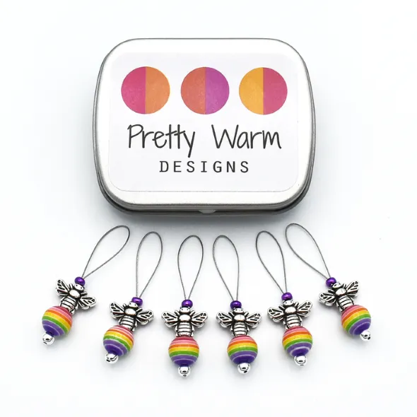 Pretty Warm Designs Stitch Markers