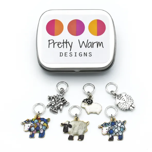 Pretty Warm Designs Stitch Markers