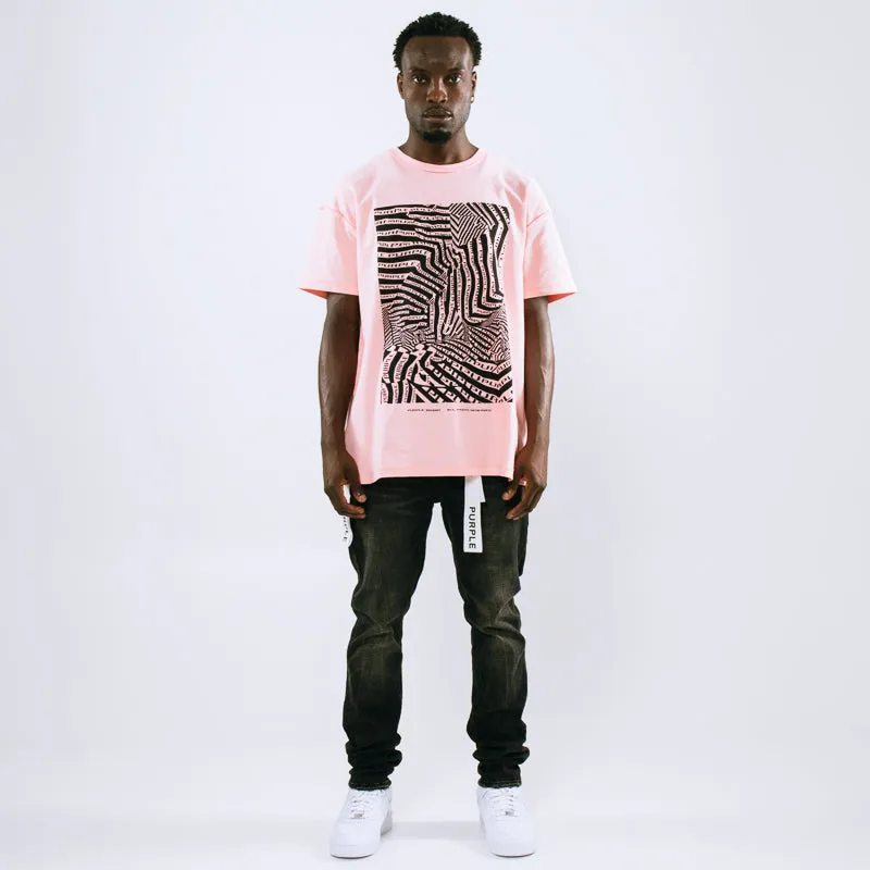 Purple Brand OP-Art Tee - Pink