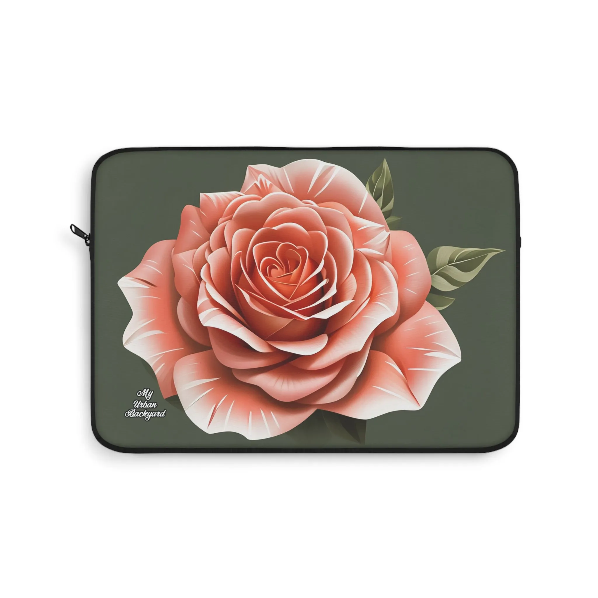 Rose Flower, Laptop Carrying Case, Top Loading Sleeve for School or Work