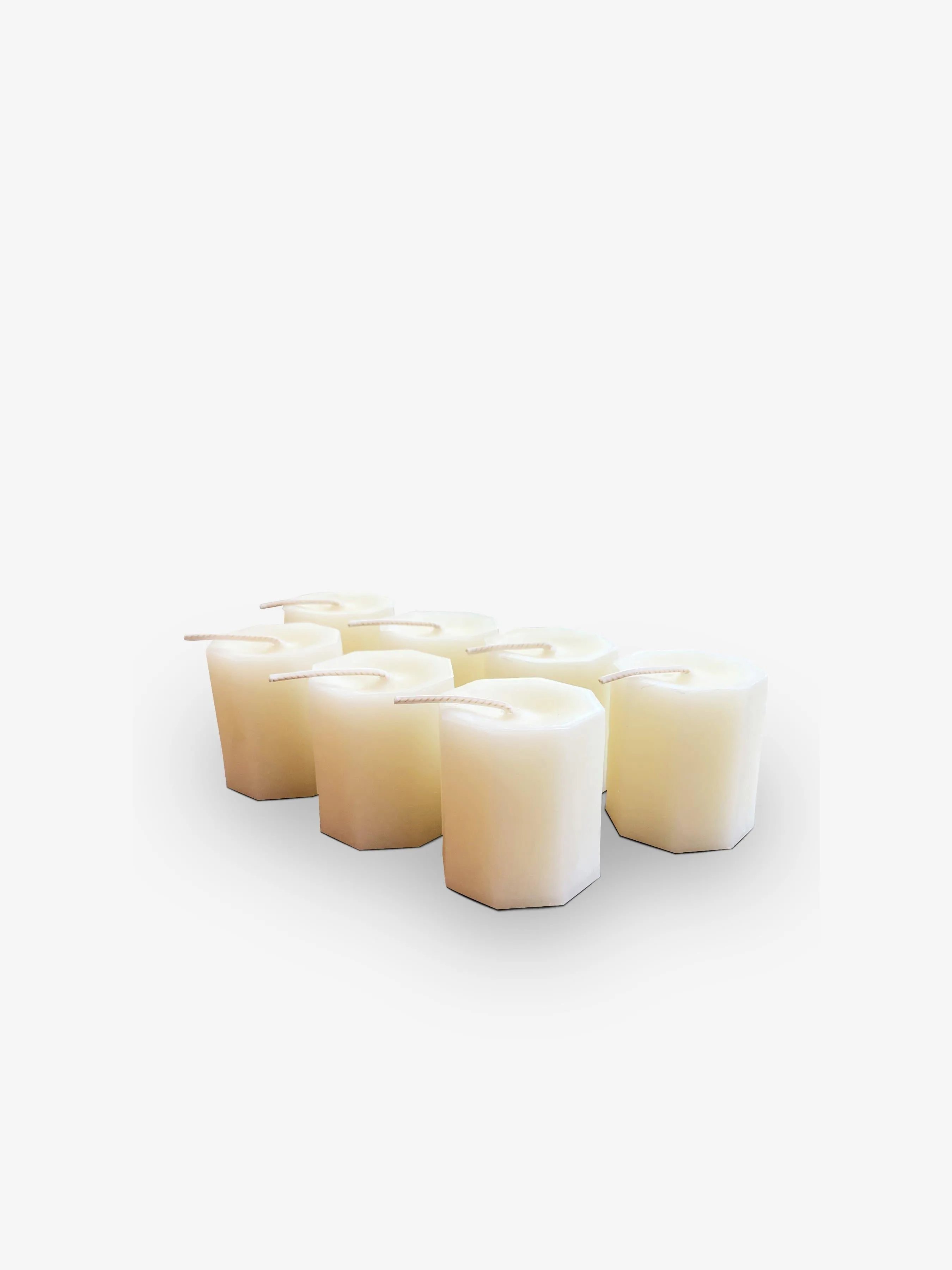 Set of Votive Candles by Celine Cannon in Unbleached Beeswax