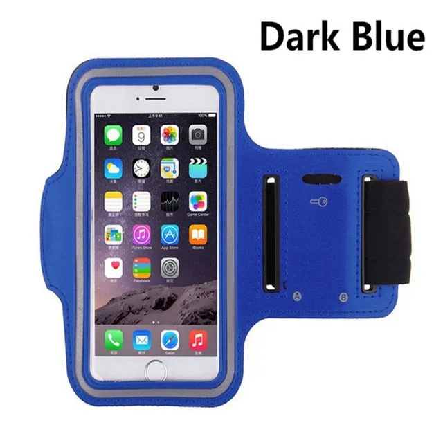 Sport Armband case mobile phone fashion holder for women's on hand smartphone handbags sling Running Gym Arm Band Fitness