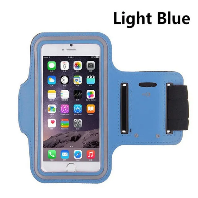 Sport Armband case mobile phone fashion holder for women's on hand smartphone handbags sling Running Gym Arm Band Fitness