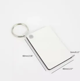 SUBLIMATION MDF KEYCHAIN