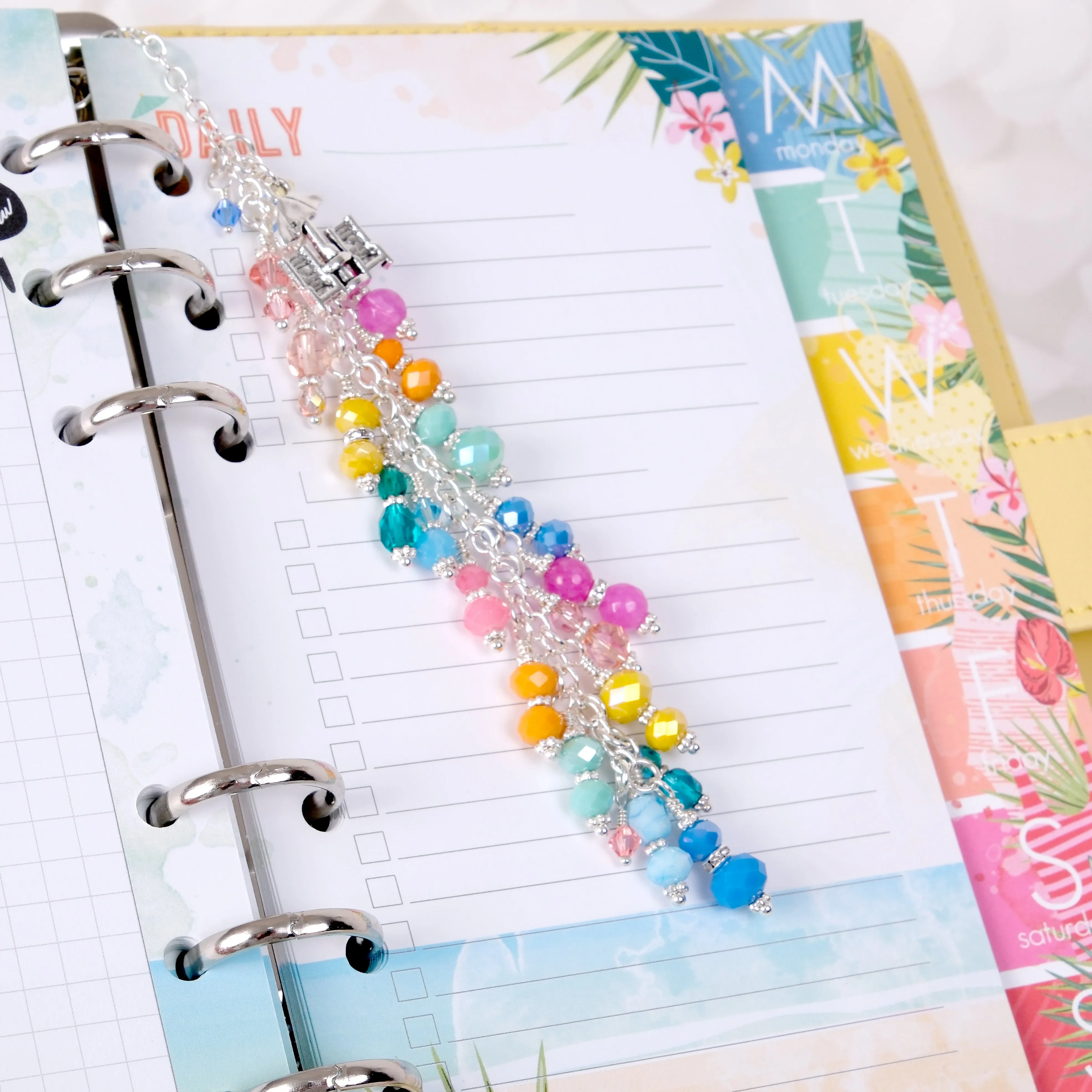 Summer Vibes Dangle Planner Charm