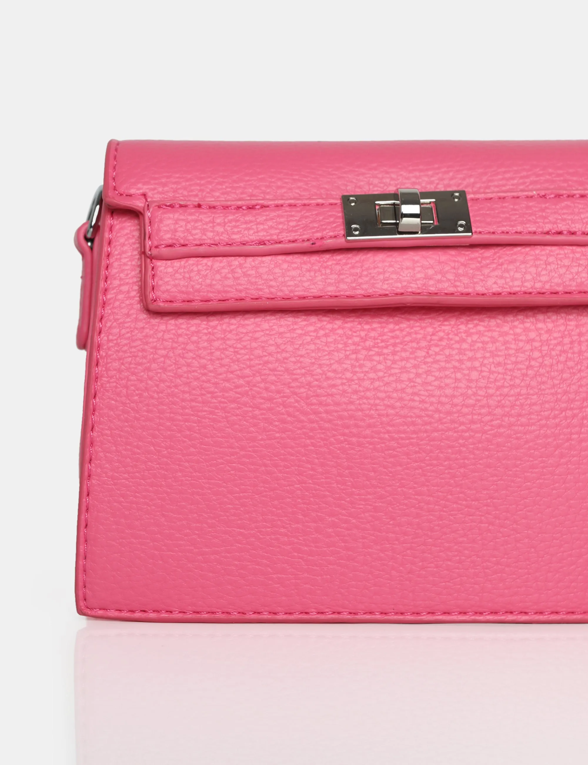 The Devlin Bright Pink PU Mini Bag