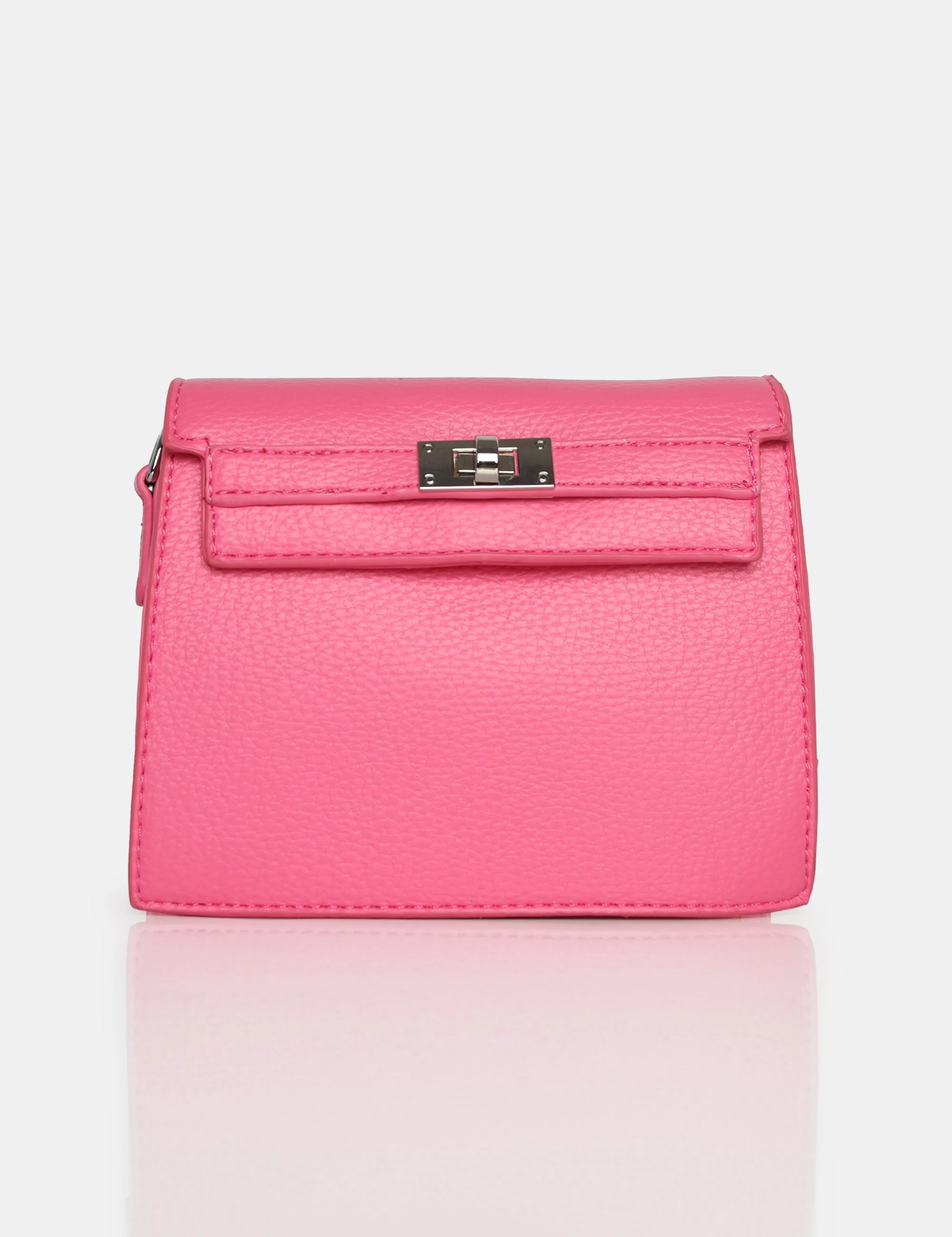 The Devlin Bright Pink PU Mini Bag