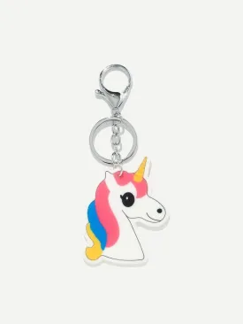 Unicorn Shaped Keychain