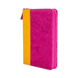 Zippered Journal - Pink Bloom Where God Plants You