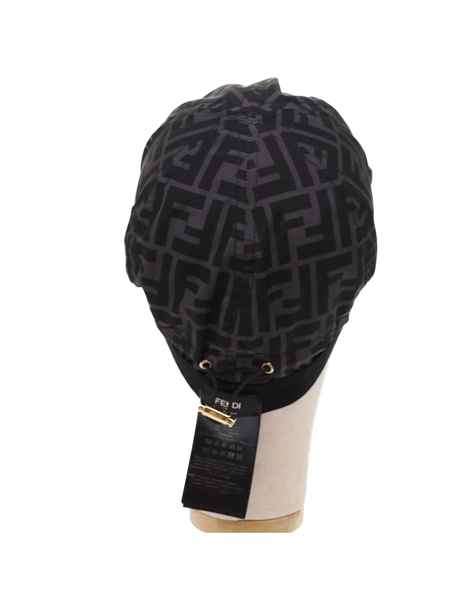 Zucca Canvas Cap Cover in Black by Fendi